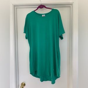 Kelly green tunic length shirt by LulaRoe - 3XL